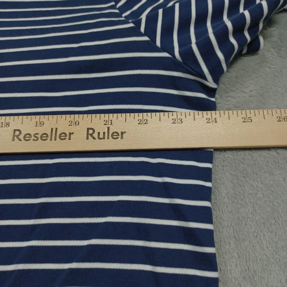 Polo Ralph Lauren Shirt Mens XL Blue Striped Business Casual Preppy‎